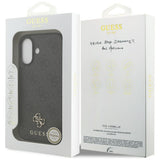 Husa pentru iPhone 17, Guess 4G Small and Classic Logo MagSafe (GUHMP17SP4SM4MK), negru