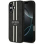 Husa pentru iPhone 17, Guess Hardcase 4G Printed Stripes MagSafe (GUHMP17SP4RPSK), negru