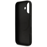 Husa pentru iPhone 17, Guess Hardcase 4G Printed Stripes MagSafe (GUHMP17SP4RPSK), negru
