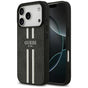 Husa pentru iPhone 17 Pro Max, Guess Hardcase 4G Printed Stripes MagSafe (GUHMP17XP4RPSK), negru