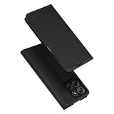 Husa pentru Motorola Moto G56, Techsuit Magskin Book, negru