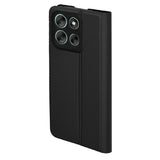 Husa pentru Motorola Moto G56, Techsuit Magskin Book, negru