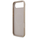 Husa pentru iPhone 17 Air, Guess Hardcase 4G Printed Stripes MagSafe (GUHMP17MP4RPSP), roz