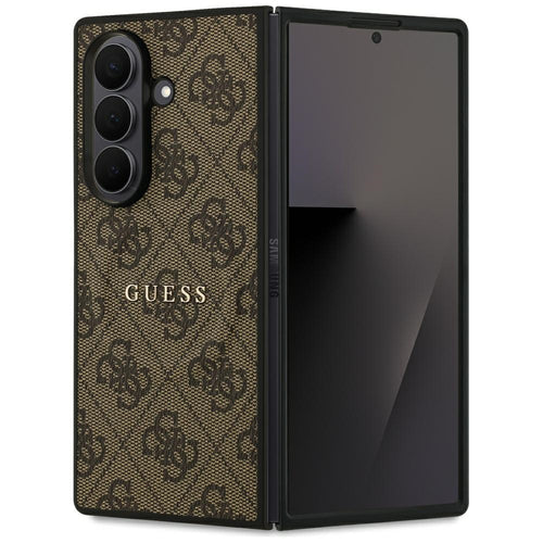 Husa pentru Samsung Galaxy Z Fold7, Guess Hardcase 4G Classic MagSafe (GUHMZFD7P4MSEGCW), maro