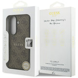 Husa pentru Samsung Galaxy Z Fold7, Guess Hardcase 4G Classic MagSafe (GUHMZFD7P4MSEGCW), maro