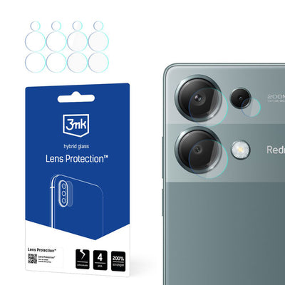 Folie de protectie pentru Xiaomi Redmi Note 13 Pro 4G, 3mk Lens Protection (4 pack)