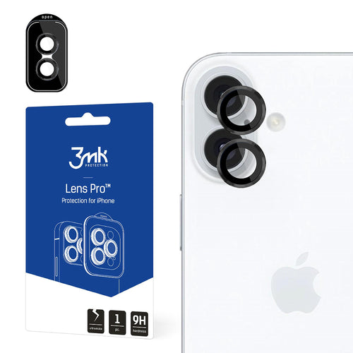 Folie de protectie pentru iPhone 16, 3mk Lens Protection Pro