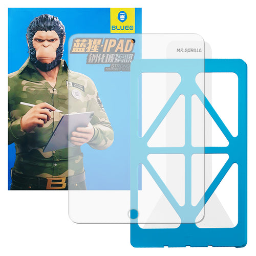 Folie de protectie pentru iPad 8 10.2 (2020), Blueo HD Sticla securizata cu Applicator Pro