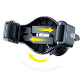 Suport auto 3mk Memo Hug, pentru Grila ventilatie, One-Handed Operation, Vertical/Horizontal Rotation, 4.5, negru