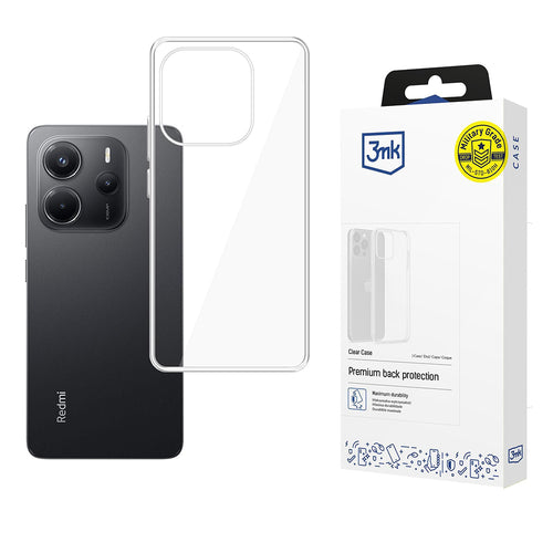 Husa pentru Xiaomi Redmi Note 14 4G (Standard), 3mk Clear Case, transparenta