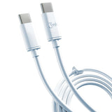 Cablu 3mk de date Hyper, USB-C to USB-C, 100W, 5A, 2m, alb