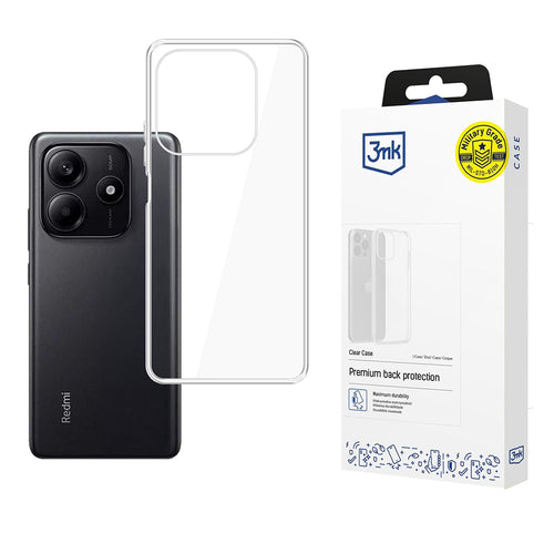 Husa pentru Xiaomi Redmi Note 14 5G, 3mk Clear Case, transparenta