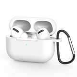 Husa casti pentru AirPods Pro 3, Techsuit Silicone Case Smooth Ultrathin Material, alb