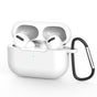 Husa casti pentru AirPods Pro 3, Techsuit Silicone Case Smooth Ultrathin Material, alb