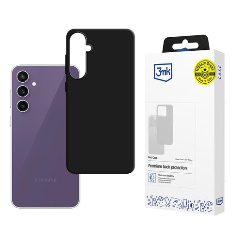 Husa pentru Samsung Galaxy S24 FE, 3mk Matt Case, negru