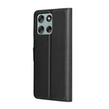 Husa pentru Motorola Moto G56, Techsuit Leather Folio, negru