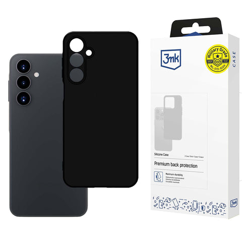 Husa pentru Samsung Galaxy A16 4G, 3mk Silicone Case, negru
