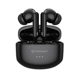 Casti wireless Techsuit Premium Audira Pro (CW1), Bluetooth V5.4, 300mAh, Active ANC, 4 Microfon, negru