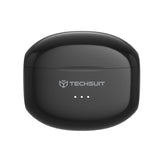 Casti wireless Techsuit Premium Audira Pro (CW1), Bluetooth V5.4, 300mAh, Active ANC, 4 Microfon, negru