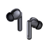 Casti wireless Techsuit Premium VelarX One (CW2), Bluetooth V5.4, 300mAh, ANC, ENC, 4 Microfon, negru