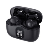 Casti wireless Techsuit Premium WaveBeat 100 (CW3), Bluetooth V5.4, 300mAh, ANC, ENC, 4 Microfon, negru