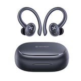 Casti wireless Techsuit Premium AirTune 100 (CW4), Bluetooth V5.4, 400mAh, IPX4, negru