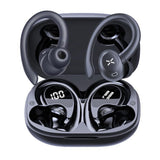 Casti wireless Techsuit Premium AirTune 100 (CW4), Bluetooth V5.4, 400mAh, IPX4, negru