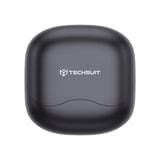 Casti wireless Techsuit Premium EchoFit Pro (CW5), Bluetooth V5.4, ANC, ENC, 400mAh, Multi-Connect, Incarcare rapida, 6 Microfon, negru