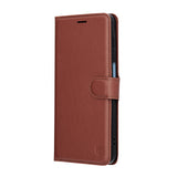 Husa pentru Samsung Galaxy A07 4G, Techsuit Leather Folio, maro