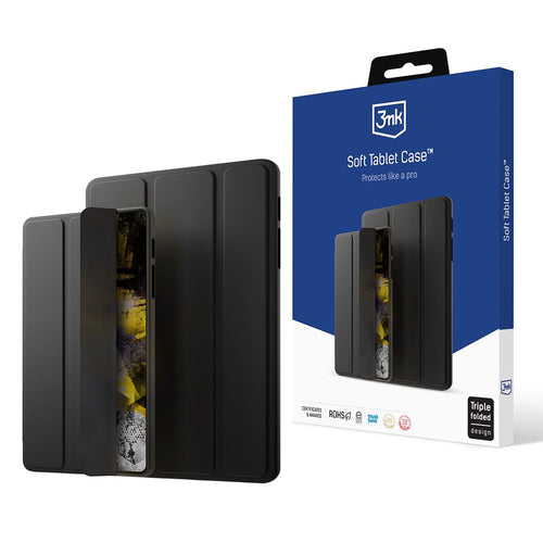Husa tableta pentru Samsung Galaxy Tab A9 Plus, 3mk Soft Tablet Case, negru