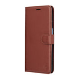 Husa pentru Samsung Galaxy A17 5G, Techsuit Leather Folio, maro