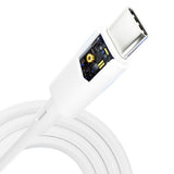 Cablu 3mk de date Hyper Silicon, USB-C to USB-C, 60W, 3A, 1m, alb