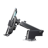 Suport auto 3mk cu Wireless Charging Drive & Charge, pentru Bord/Windscreen/Grila ventilatie, Automatic Adjustment, 15W, negru