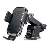Suport auto 3mk cu Wireless Charging Drive & Charge, pentru Bord/Windscreen/Grila ventilatie, Automatic Adjustment, 15W, negru