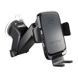 Suport auto 3mk cu Wireless Charging Drive & Charge, pentru Bord/Windscreen/Grila ventilatie, Automatic Adjustment, 15W, negru