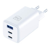 Incarcator retea 3mk Hyper, USB-A/USB-C, GaN Technology, 65W, QX4+, Fireproof V0 Material, alb