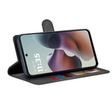 Husa pentru Motorola Moto G56, Techsuit Diary Book, negru