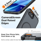 Husa pentru iPhone 17 Pro Max, Torras Guardian Magnetic Series, transparenta
