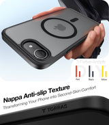 Husa pentru iPhone 17 Pro Max, Torras Guardian Magnetic Series, transparenta