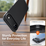 Husa pentru iPhone 17 Air, Torras SlimFit MagSafe Series, negru