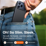 Husa pentru iPhone 17 Pro, Torras SlimFit MagSafe Series, negru