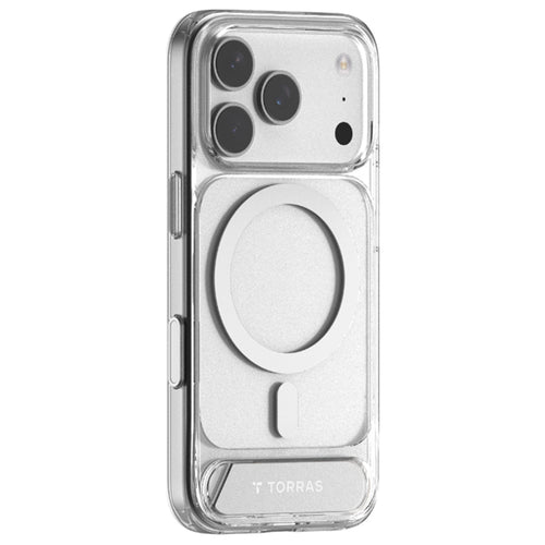 Husa pentru iPhone 17 Pro Max, Torras Pstand, transparenta