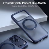Husa pentru iPhone 17 Pro, Torras Ostand Pro MagSafe Series, albastru
