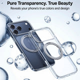Husa pentru iPhone 17 Pro, Torras Ostand Pro MagSafe Series, transparenta
