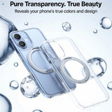 Husa pentru iPhone 17, Torras Ostand Pro MagSafe Series, transparenta