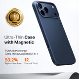 Husa pentru iPhone 17 Pro Max, Torras SlimFit MagSafe Series, albastru