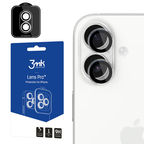 Folie de protectie pentru iPhone 17, 3mk Lens Protection Pro