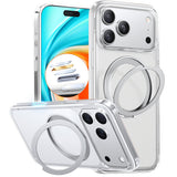Husa pentru iPhone 17 Pro, Torras Ostand Pro MagSafe Series, transparenta