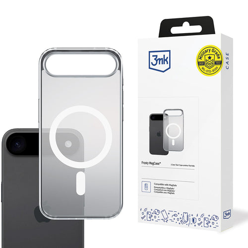 Husa pentru iPhone 17 Pro, 3mk Frosty MagCase, alb