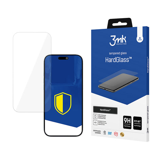 Folie de protectie pentru iPhone 17 Air, 3mk HardGlass Tempered Screen Protector